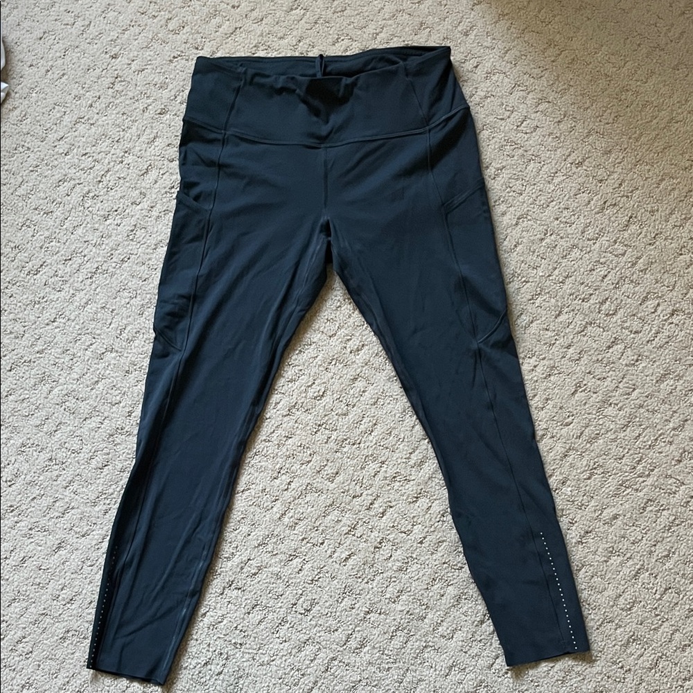 Dark Grey High-Waisted Leggings
